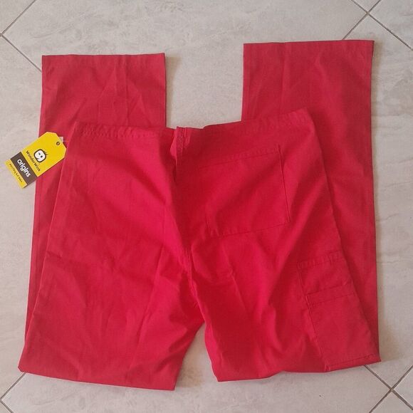 Red Scrub Pants - Picture 3 of 5
